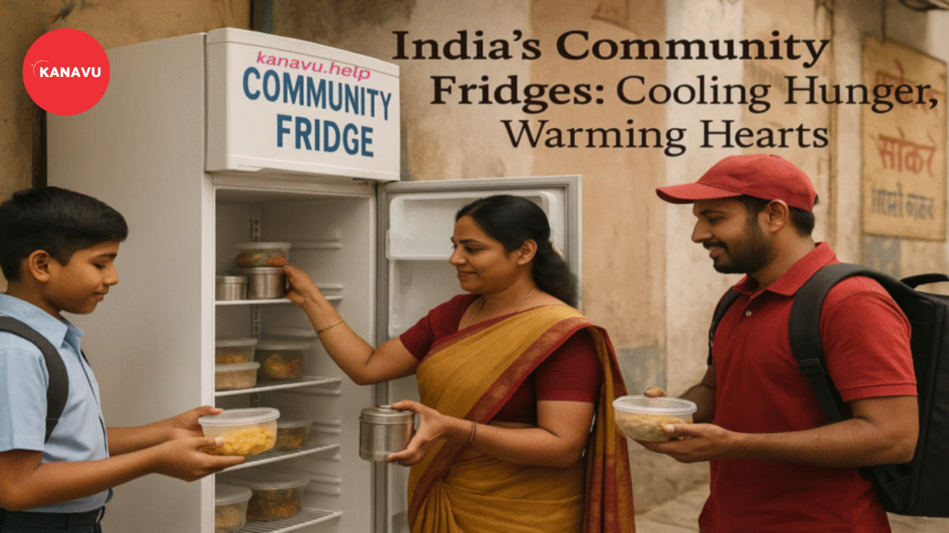 India’s Community Fridges Cooling Hunger, Warming Hearts