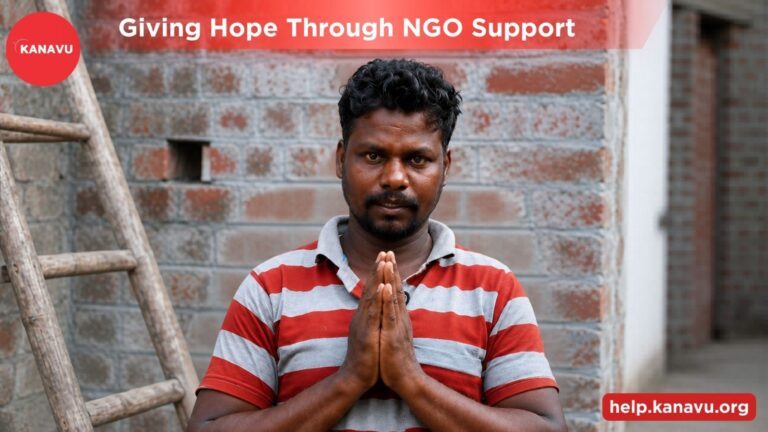 NGO support helping families through online fundraising campaigns and medical emergency support during difficult situations