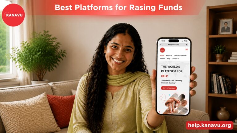 Family receiving support through the best platform for raising funds during a medical emergency