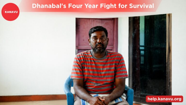Trusted charity platform Kanavu Help supporting Dhanabal's four-year medical recovery journey through medical crowdfunding in Tamil Nadu