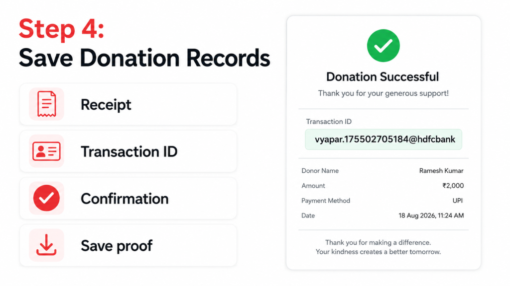 Keep Your Payment Records
