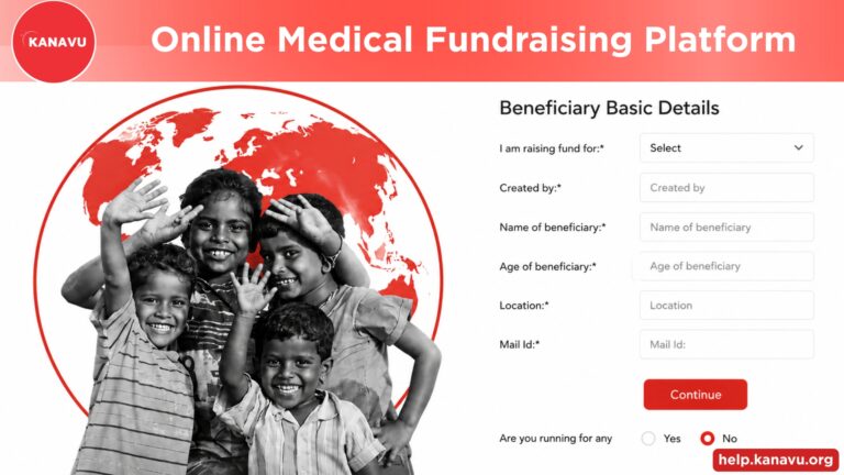 Medical fundraising platform helping families raise funds for medical expenses in India